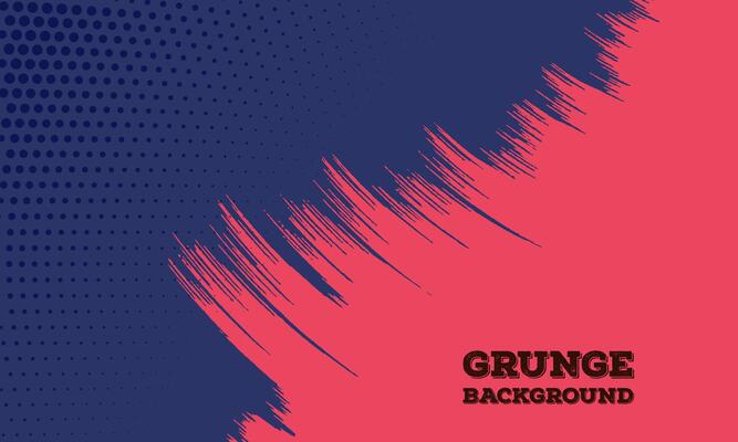 grunge background with a red and blue background
