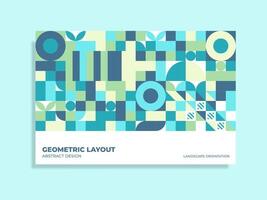 Abstract background layout vector