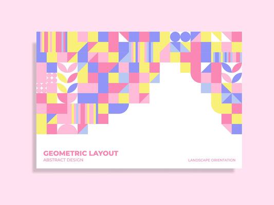 Abstract background layout