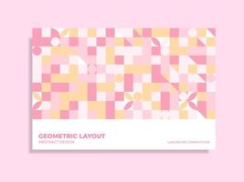 Abstract background layout vector