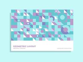 Abstract background layout vector