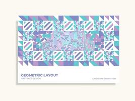 Abstract background layout vector