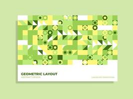 Abstract background layout vector