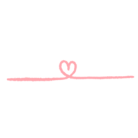 cœur ligne doddle png