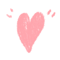 carino cuore acquerello png