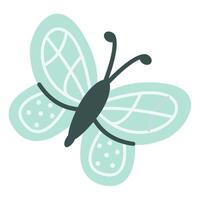 Butterfly. Design element. Vector illustration.