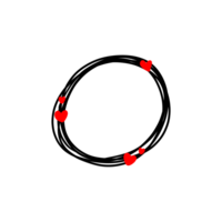 ligne doddle contour png