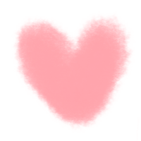 carino cuore acquerello png