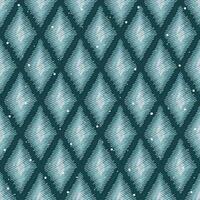 Seamless winter Ikat ethnic pattern. Abstract textured background vector