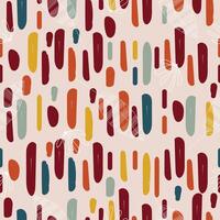 Abstract seamless colorful brush strokes pattern background vector