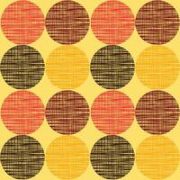Seamless geometric circle pattern vector