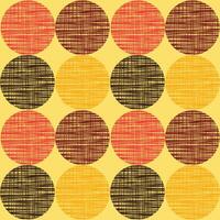 Seamless geometric circle pattern vector