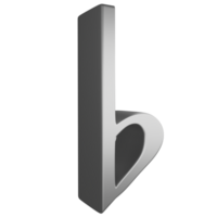 eben Hinweis Seite Aussicht metallisch Silber Clip Art eben Design Symbol isoliert auf transparent Hintergrund, 3d machen Unterhaltung und Musik- Konzept png