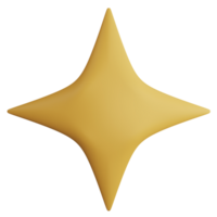stjärna ClipArt platt design ikon isolerat på transparent bakgrund, 3d framställa astronomi och Plats begrepp png