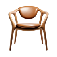 AI generated Modern chair isolated on transparent background png