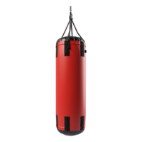 AI generated Punching bag isolated on transparent background png