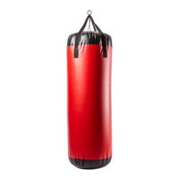 AI generated Punching bag isolated on transparent background png