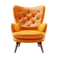 AI generated Modern chair isolated on transparent background png