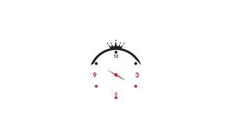 icono de reloj en un moderno estilo plano aislado en el fondo. símbolo de página de icono de reloj para el diseño de su sitio web logotipo de icono de reloj, aplicación, interfaz de usuario. reloj icono vector ilustración eps10.