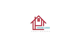 logotipo inteligente creativo para el hogar que detalla con un fondo limpio vector