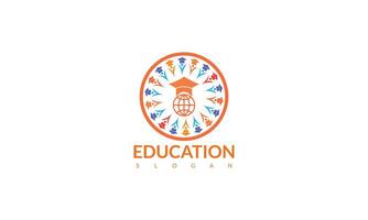 Graduation tie education logo university vector