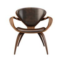 AI generated Modern chair isolated on transparent background png