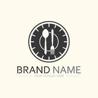 chef hat logo vector design template