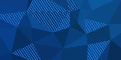 abstract elegant geometric blue background with triangles and lines vector