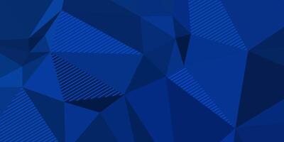 abstract elegant geometric blue background with triangles and lines vector
