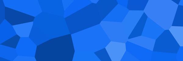 abstract blue background with voronoi shape vector