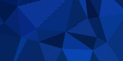 abstract elegant geometric blue background with triangles and lines vector