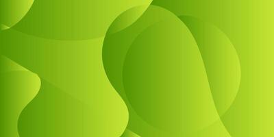 abstract green organic gradient background vector