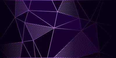 purple elegant geometric background with triangles and lines vector