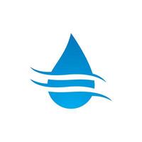 logotipo de gota de agua vector