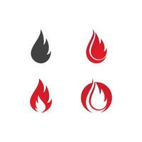 Fire flame logo vector