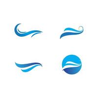 Water Wave logo vector