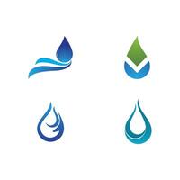 Water drop logo vector