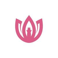 Lotus flowers illustration vector