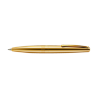 AI generated Golden pen isolated on transparent background png