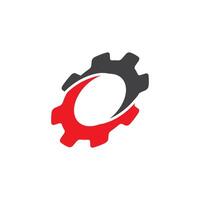 Gear logo icon vector