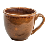 ai généré tasse marron isolé sur transparent Contexte png