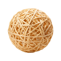 AI generated Takraw ball isolated on transparent background png