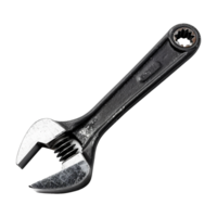 AI generated Adjustable wrench isolated on transparent background png