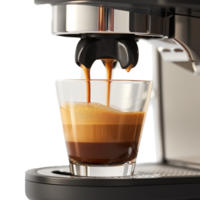 ai generiert Kaffee Hersteller isoliert auf transparent Hintergrund png