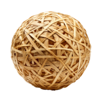 AI generated Takraw ball isolated on transparent background png