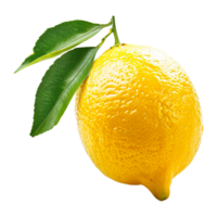 ai genererad citron- isolerat på transparent bakgrund png