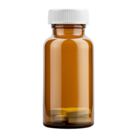 AI generated Pills bottle isolatedon transparent background png