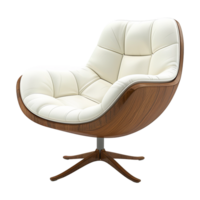 AI generated Lounge chair isolated on transparent background png