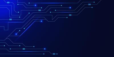 Modern hi tech digital connect with electronic circuit board. Communication, network connection, science and technology concept background. Vector illustration.