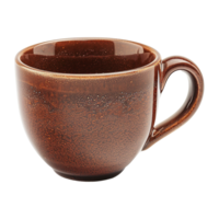 AI generated Cup brown isolated on transparent background png